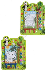 Набор для раскрашивания с мольбертом &quot;Детский&quot; (SF-5563) в ассортименте