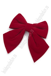 Новогодний бант 19,5*18,5 см (1 шт) SF-1699, красный