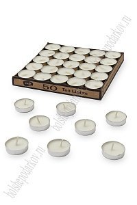 Свечи парафиновые 3,5*0,8 см, 2 часа (50 шт) SF-7794, №1