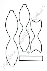 Форма для вырубки "Заготовка для бантика" 14*7 см (SF-7793) №19