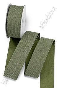 Лента вельвет/атлас 3,8 см*10 ярд (SF-7314) фисташковый №35