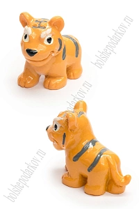 Фигурка миниатюрная &quot;Тигрёнок&quot; 1,7*3,5*3 см (2 шт) SF-8049