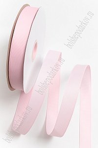 Лента репсовая 2,5 см*100 ярд &quot;1 сорт&quot; (SF-5927) розовый №04