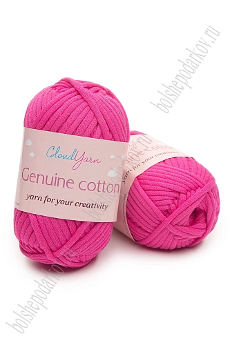 Пряжа &amp;quot;Genuine cotton&amp;quot; 50 гр (10 шт) SF-7844, ярко-розовый