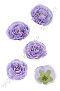 Головки цветов &quot;Пион&quot; 7 см (5 шт) SF-7874, фиолетовый