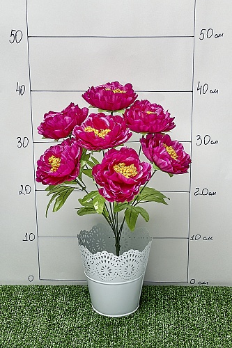 Букет цветов &amp;quot;Пионы&amp;quot; 41 см (SF-5135) в ассортименте
