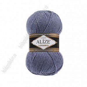 Пряжа &quot;Lana Gold&quot; 100 г*240 м (5 шт) джинс меланж №203