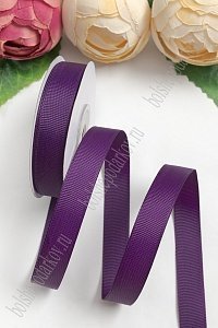 Лента репсовая 1,5 см*20 ярд &quot;1 сорт&quot; (SF-1347) темно-сиреневый №34