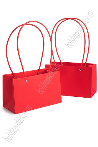 Сумка для цветов 22*13,5*10,5 см (10 шт) SF-7378, красный №6