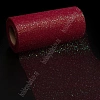 Фатин с блестками 15 см*25 ярд (SF-604) бордовый №22