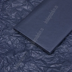 Бумага тишью 50*66 см (10 листов) SF-914, темно-синий №655