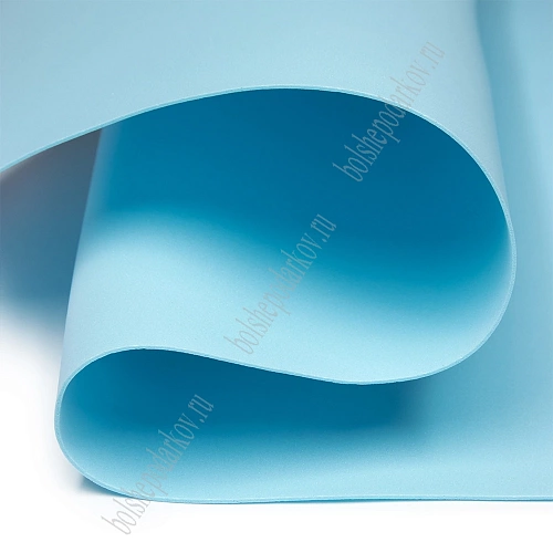 Фоамиран 1 мм, Китай 60*70 см (10 листов) SF-5822, голубой №1066