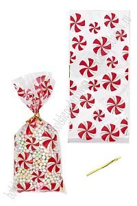 Пакеты фасовочные с рисунком &quot;Леденец&quot; 12,5*27 см (50 шт) SF-7824