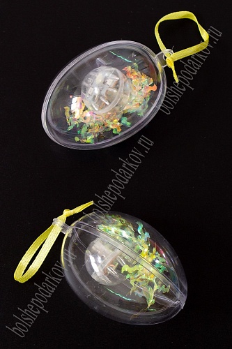 Пасхальный декор &amp;quot;Яйца светящиеся&amp;quot; 4*6 см (2 шт) SF-5047