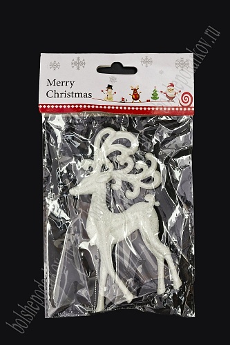 Новогодние украшения  &amp;quot;Олень&amp;quot; 14*7,5 см (SF-6127)