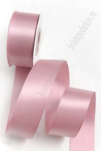 Лента атласная двусторонняя 3,8 см*25 ярд (SF-7277) пенка №0097