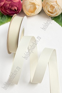 Лента репсовая 2 см*20 ярд &quot;1 сорт&quot; (SF-1723) кремовый №09