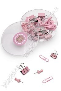 Набор канцелярский (SF-7837) розовый