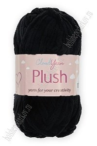 Пряжа &quot;Plush&quot; 50 гр (10 шт) SF-7845, черный