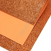 Фоамиран глиттерный А4, 2 мм Premium (10 листов) SF-1955, медный №2046