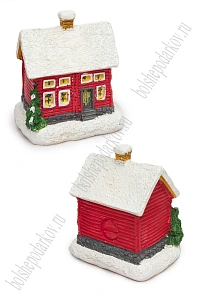Фигурка миниатюрная "Домик" с подсветкой 8*7*6 см SF-8213, №1
