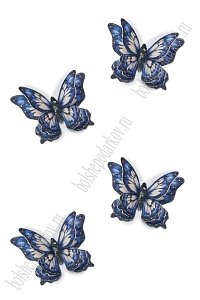 Лазерная вырубка из фетра "Бабочка" 5 см (10 шт) №09 несклеенная