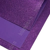 Фоамиран глиттерный 2 мм, 40*60 см Premium (10 листов) SF-3010, темно-фиолетовый №006