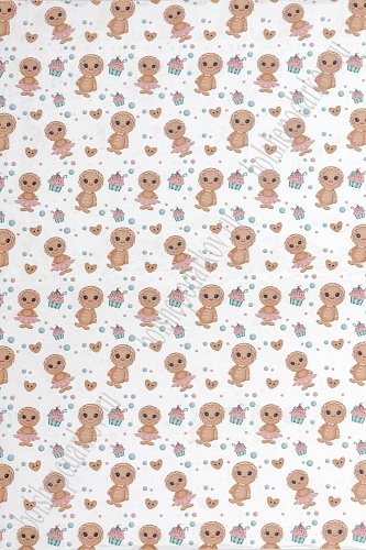 Пленка ПВХ с рисунком &amp;quot;Пряник&amp;quot; А4 (5 листов) SF-6057, №3