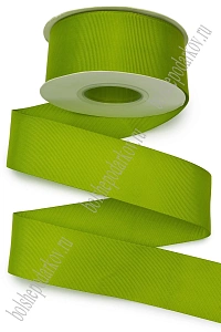 Лента репсовая 4 см*20 ярд &quot;1 сорт&quot; (SF-1349) фисташковый №0141 УЦЕНКА