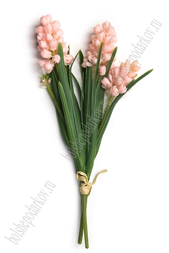 Веточка декоративная 31 см &amp;quot;Гиацинт&amp;quot; (SF-8135) розовый 