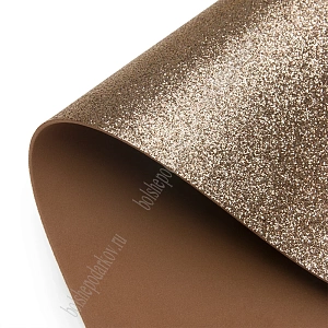 Фоамиран глиттерный А4, 2 мм Premium (10 листов) SF-1955, коричневый №017 Фоамиран глиттерный А4, 2 мм Premium (10 листов) SF-1955, коричневый №017