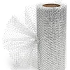 Сетка с люрексом 15 см*10 ярд (SF-2943) серебро