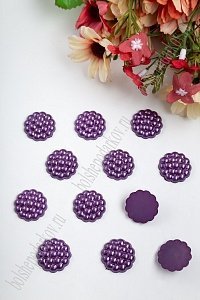 Полубусины декоративные &quot;Серединки&quot; 20 мм*400 гр (SF-429) темно-фиолетовый №133