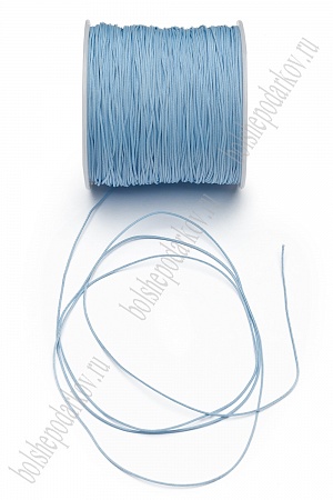 Шнур декоративный 0,8 мм*100 ярд (SF-5163) голубой №125