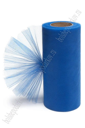 Фатин в шпульках 15 см*25 ярд (SF-603) синий №13