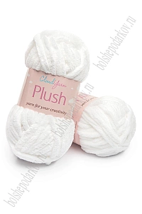 Пряжа "Plush" 50 гр (10 шт) SF-7845, белый