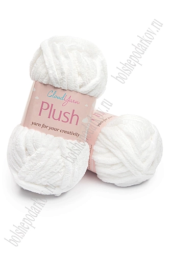 Пряжа &amp;quot;Plush&amp;quot; 50 гр (10 шт) SF-7845, белый