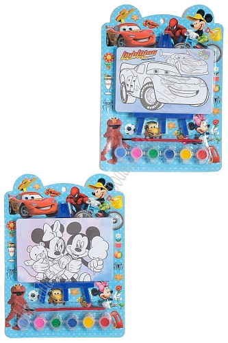 Набор для раскрашивания с мольбертом &amp;quot;Мультик&amp;quot; (SF-5564) в ассортименте