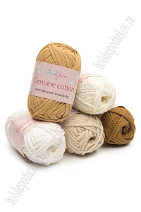Пряжа "Genuine cotton" 50 гр (5 шт) SF-7844, микс