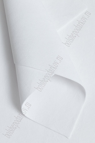 Замша искусственная двусторонняя, А4 (5 листов) SF-5973, белый №71