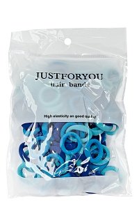 Резинки для волос 2 см (100 шт) SF-7505, ассорти №4