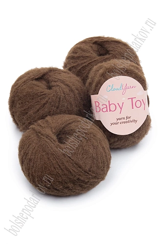 Пряжа &amp;quot;Baby Toy&amp;quot; 40 гр (10 шт) SF-7842, коричневый