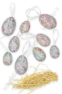 Пасхальный декор &quot;Яйца&quot; SF-7862, ассорти №3