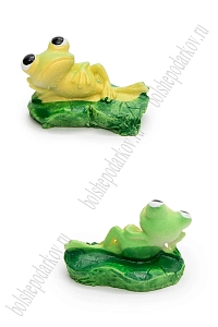 Фигурка миниатюрная "Лягушка" 3,5*2*2,5 см (2 шт) SF-8049