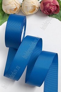 Лента репсовая 4 см*20 ярд (SF-3452) синий №40