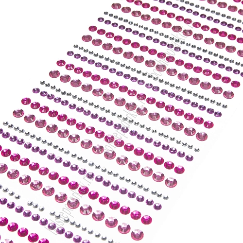 Стразы декоративные (640 шт) SF-7784, ассорти №3