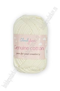 Пряжа &quot;Genuine cotton&quot; 50 гр (10 шт) SF-7844, айвори