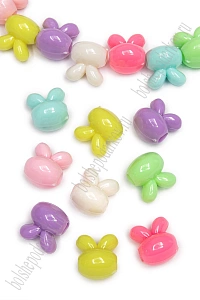 Бусины декоративные 12*14 мм "Зайчик"  (500 гр) SF-7281, ассорти