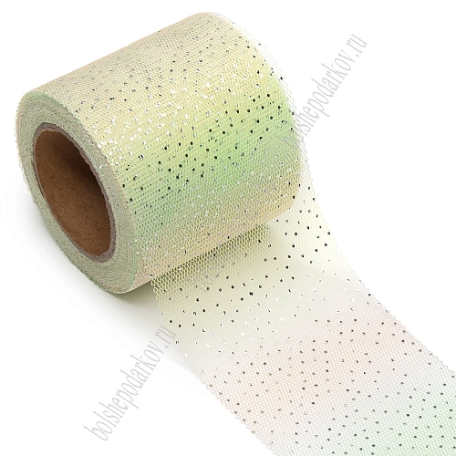 Фатин 5,5 см*15 ярд (SF-6043) радужный №5