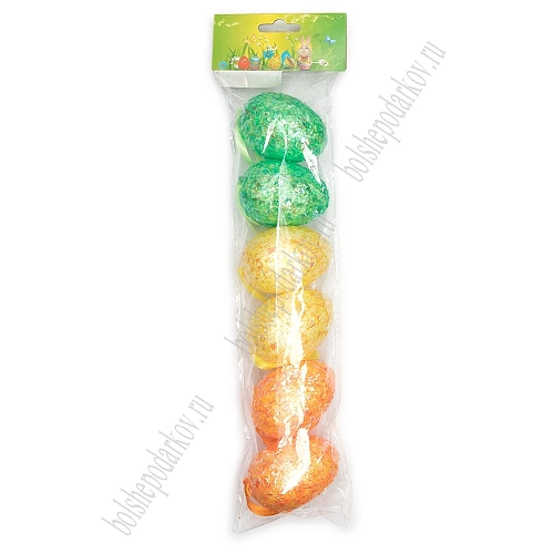 Пасхальный декор &amp;quot;Яйца&amp;quot; 7 см (6 шт) SF-7862, №1